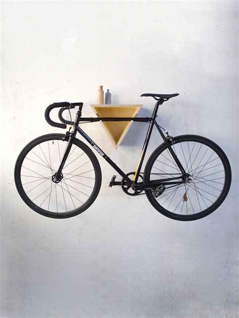 Wall Mount Wooden Bike Rack, Soporte Bicicleta para Pared Bike Hanger ...