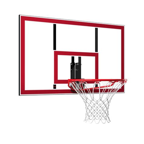 Spalding 44 In. Shatter-proof Polycarbonate Basketball Backboard and ...