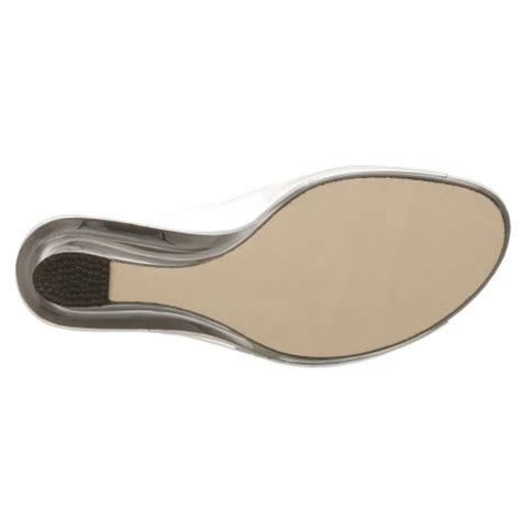 Buy Dezario Women's Secret Lucite Slide,Silver,6 M at Amazon.in