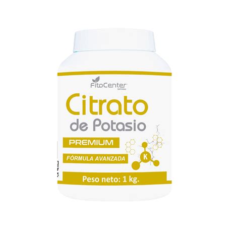 Citrato de potasio – 1Kg – FitoCenter Natural