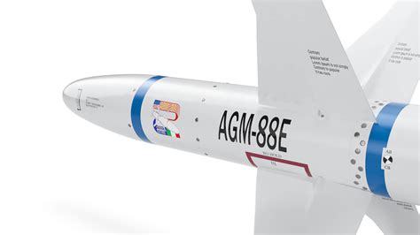 Agm-88E Harm High Speed Anti Radiation Missile 3D Model by 3dxin