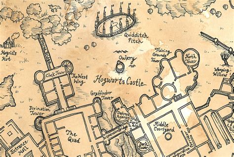 Hogwarts Map Printable