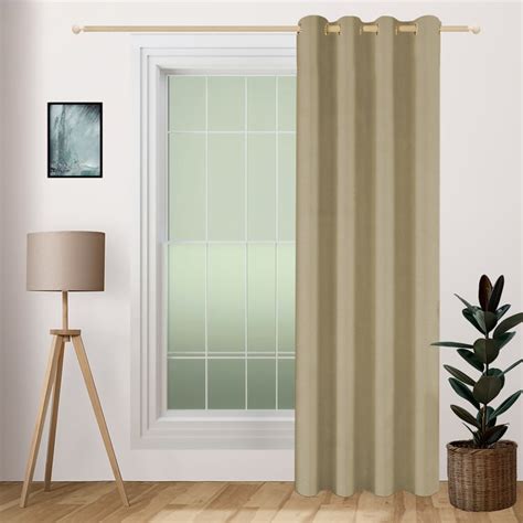 Buy SWAYAM 1Pc Blackout Door Curtain - Beige from Swayam at just INR 2249.0