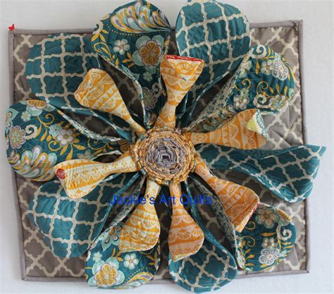 Image result for 3D Flower Quilt Patterns