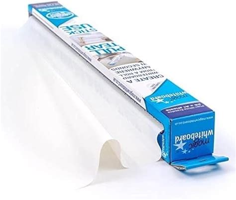 Magic Whiteboard Sheets Stick on Wall - A1 Static & Portable White ...