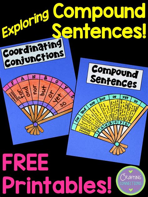 Image result for Compound Sentence Anchor Chart