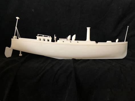 STEAM PINNACE 199 50ft 1:30 500mm 19.6" RC Model Ship Kit | eBay
