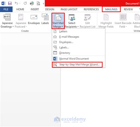 Image result for Create Mailing Labels Excel