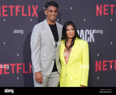 Los Angeles, USA. 11th July, 2023. (L-R) Football quarterback ...