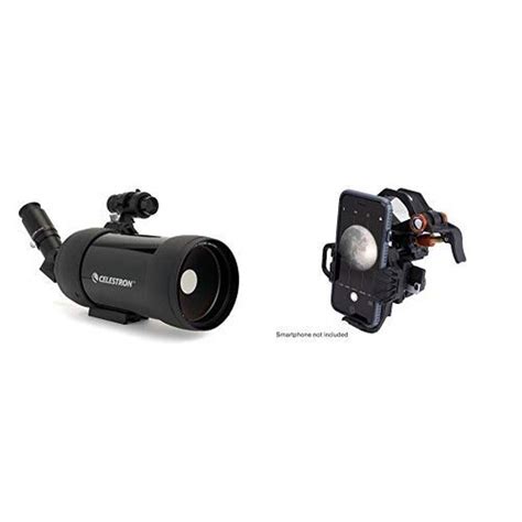 Celestron52268 C90 Mak Spotting Scope Black With Universal Smartphone ...