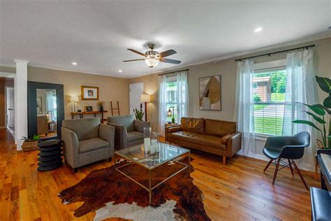 Boho-Modern Nashville Ranch with Transformable Sunroom and Piano Space ...