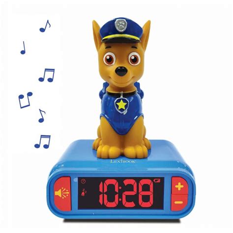 Paw Patrol 3D Chase Clock - Klokke med lyd og lys 81151 Shop