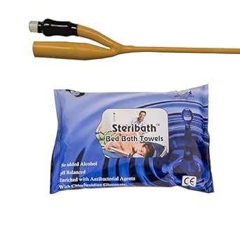 NUVO MEDSURG NuvoCath 2-Way Latex Foley Catheter 8FR, 5-15ml Balloon ...
