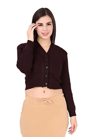 FEMULA Women Woolen Full Sleeves Blouse for Winters (Ready to Wear ...