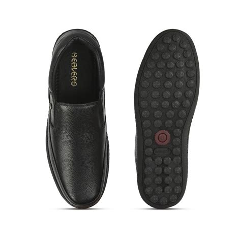Buy Healers Formal (Black) Non lacing Shoes For Men ER-38 By Liberty