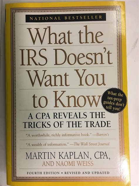 Buy What the IRS Doesn't Want You to Know: A CPA Reveals the Tricks of ...