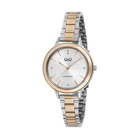 Buy Q&Q Analog Gold Dial Women's Watch-QB89J401Y Online at Low Prices ...