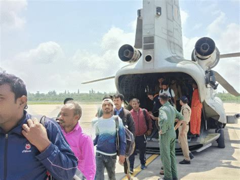 Dharali glacier tragedy: 150 feared trapped under debris, 5 bodies ...