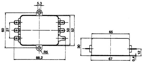 FN343-1-05 Schaffner | Schaffner FN 343 Series 1A 250 V ac 400Hz ...