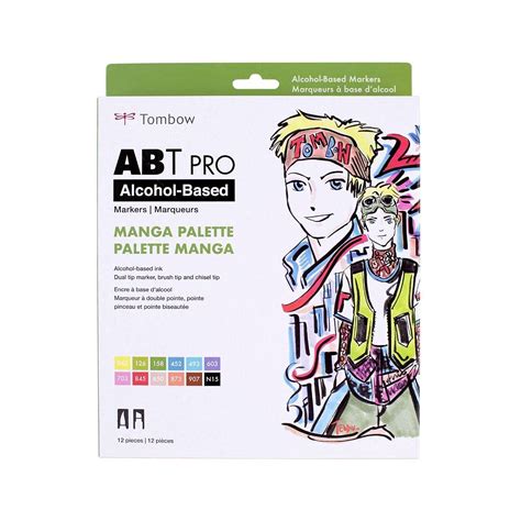 Tombow ABT PRO Alcohol Markers Dual Tip, Permanent Art Markers Feature ...