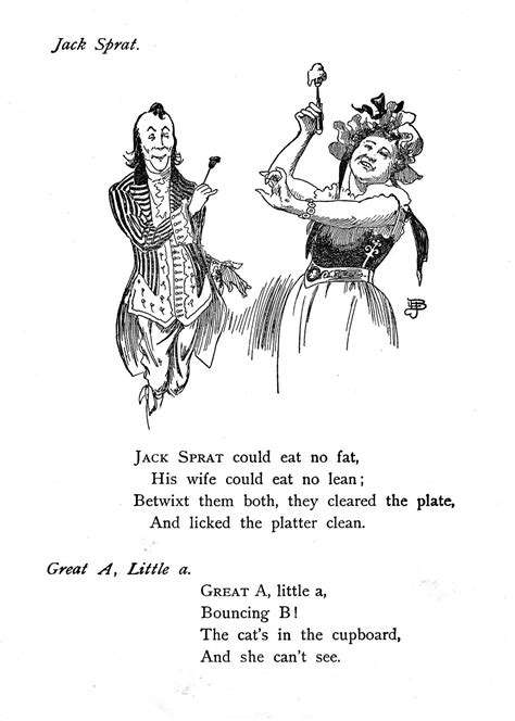 Pin by Double D Delights on Mother Goose Nursery Rhymes | Jack sprat ...