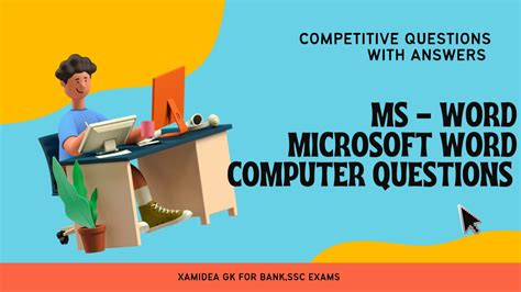 Image result for MS Word Computer Questions