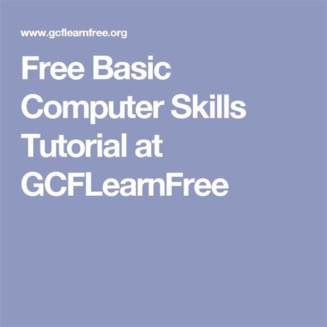 Gcflearnfree.org Computer Training 的图像结果