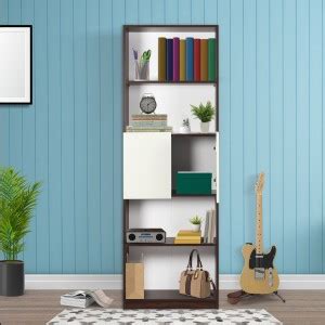 Trevi Eden Engineered Wood Semi-Open Book Shelf Price in India - Buy ...
