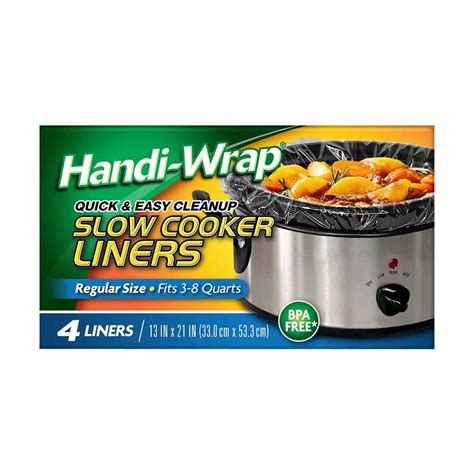 Buy Handi-Wrap 4ct., Slow Cooker Liner from Dollar General - available
