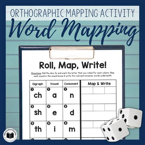 How to Use "Roll, Map, Write" Word Mapping Activity to Develop Phonics ...