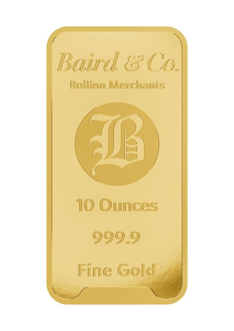 10 oz Gold Minted Bar