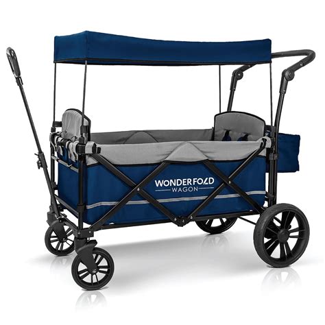 WONDERFOLD X2 Push & Pull Double Stroller Wagon 2 India | Ubuy