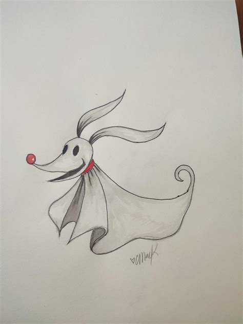 Drawing Of Zero From The Nightmare