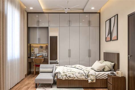 Modern Master Bedroom Design With King Bed | Livspace