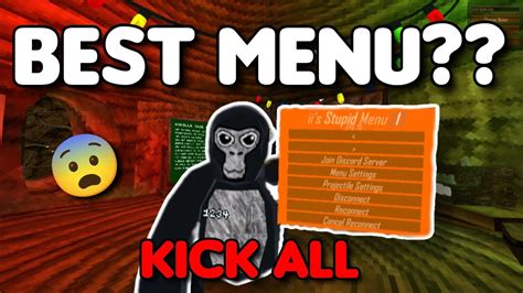 Best Free Mod Menu!?!? *Working kick all* (ii's Stupid Menu) (Gorilla ...