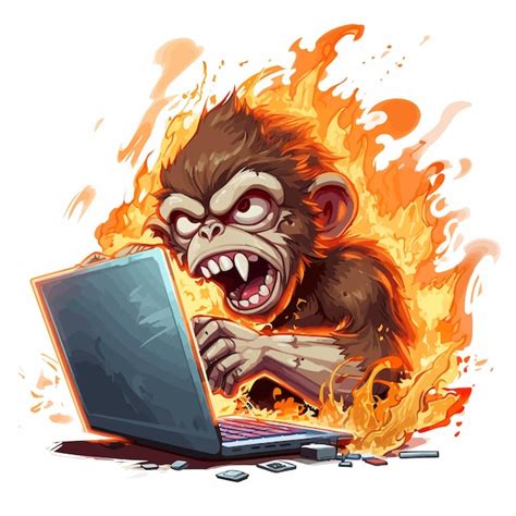 Image result for Monkey Freaking Out Computer