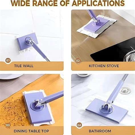 Automatic Cloth Changing Mini Mop with Push Pull Cloth Changing Handle ...