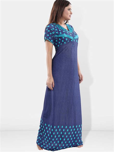 Be You Printed Maternity Satin Maxi Nightdress – beyoufashions.in