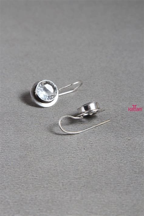 White Silver Hook Drop - Kattam