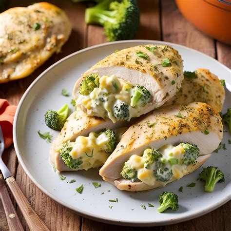 Broccoli Stuffed Chicken Breast Recipe | Cheff Recipes