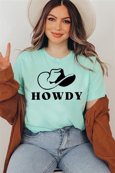 Howdy Shirt Country T Western T-shirt Southern Graphic Tee Texas ...