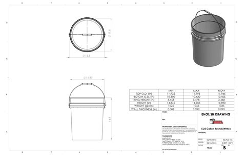 Plastic Bucket Dimensions at Julian Dickinson blog