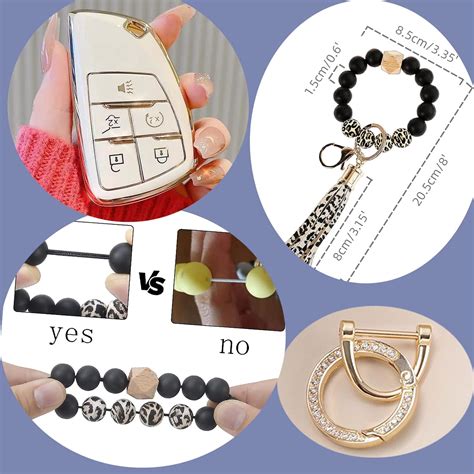 Buy RFSRZ Key Fob Cover Smart Key Holder Fit for 2021 2022 GMC Yukon ...