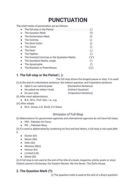 Punctuation Examples 的图像结果
