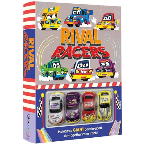 Parragon Publishing Rival Racers | Slot-together Race Track with 5 Car ...