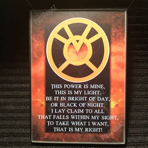 Orange Lantern Creed Wall Art