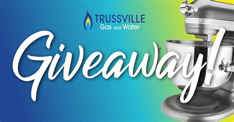 February Giveaway - Trussville Gas and Water