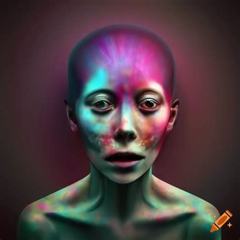 Abstract representation of the human condition on Craiyon