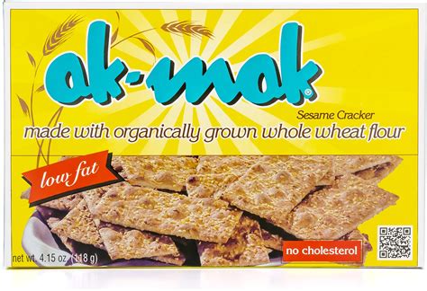 Amazon.com: Ak-Mak Sesame Crackers, 4.15-Ounce Boxes(pack of 3)
