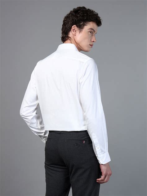 Don Vino Men's White Solid Formal Shirt – Donvino